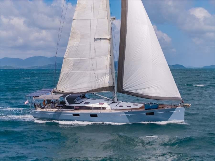 Imperia under sail