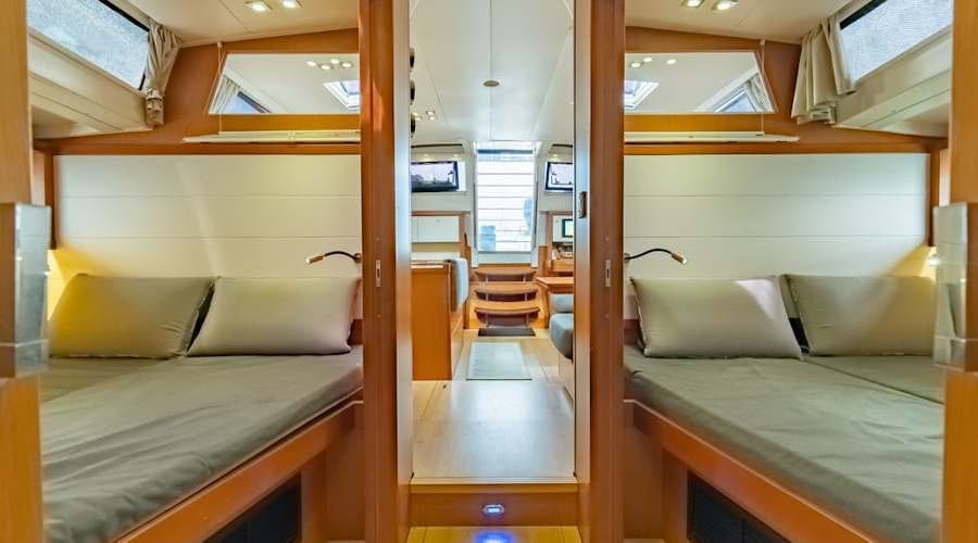 Imperia salon from cabins